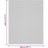  Tepih za šator krem 4 x 2 m | shoptok.hr
