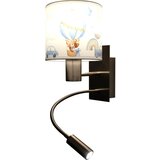 Brilagi LED fleksibilna lampa BOBO 1xE27/25W/230V + LED/3W matni hrom/bela/plava/meda | Eponuda.com