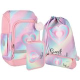 Spirit Školska torba/ruksak sa srcima, set od 4 kom. 32x19x44 cm Cijene