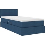  Krevet s prostorom za pohranu s LED-om Plava 90 x 200 cm | shoptok.hr