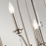 Quintiesse QN-KARLEE5 - Luster na štapu KARLEE 5xE14/60W/230V mat hrom | Eponuda.com