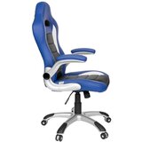 MID.YOU Gaming Stol Game Sport, Črna, Modra, Bela | Shoptok.si