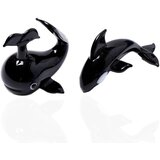 Venisymlis 2 kosa ročno pihanih steklenih figuričnih kitov, (22097088) | Shoptok.si