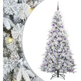 vidaXL Umjetno božićno drvce s nogom s stalakom Zelena 210 cm PE i PVC | shoptok.hr