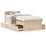  Okvir kreveta bez madraca s uzglavljem 75 x 190 cm od borovine | Eponuda.com