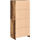  Garderobna omara Old Wood 80x52x180 cm Inženirski les | Shoptok.si