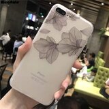  Ovitek za iPhone X/XS | Bel prosojen, 3D motiv cvetov | Shoptok.si