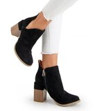 Resti Black women's stiletto boots with cutouts Cintura - Footwear | ePonuda.com