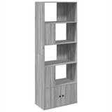 Maison Chic Knjižna omara - Knjižni regal siva sonoma 70x36x189 cm inženirski les, (21725619) Cene