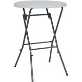  Sklopivi barski stol bijeli 80 x 110 cm HDPE | shoptok.hr