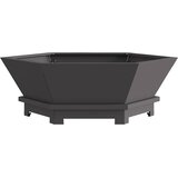  Kamin Crna 75 x 75 x 28 cm Čelik | shoptok.hr