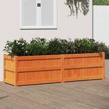  Vrtna sadilica voštano smeđe boje 180 x 50 x 50 cm od borovine | shoptok.hr