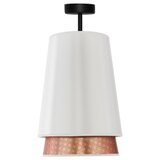  Duolla - plafonski luster BELL SHINY 1xE27/15W/230V prečnik 25 cm bela/bakarna | Eponuda.com