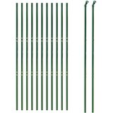  Ograda od žičane mreže zelena 1,8 x 25 m od pocinčanog čelika | shoptok.hr