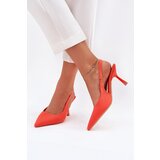 Boto Women's Stiletto Sandals Orange Lunira | Shoptok.si