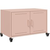 vidaXL TV omarica roza 68x39x43,5 cm hladno valjano jeklo | Shoptok.si