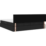 vidaXL krevet s madracem i skladištem s madracem crna 200 x 200 cm | shoptok.hr