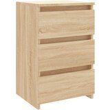 Maison Chic Nočna omarica - Nočna miza sonoma hrast 40x35x62,5 cm konstruiran les, (21687548) Cene