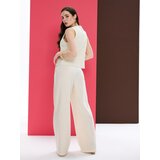 Sinsay Široke hlače s mješavinom lana | shoptok.hr