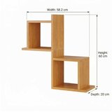 Hanah home Zidna polica Capri 2 Natural | Eponuda.com