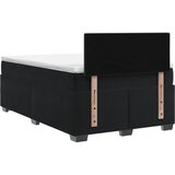  Boxspring krevet s madracem Crna 120 x 190 cm Baršun | shoptok.hr