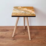 Hanah home klub sto Shp77, 35x42x35 cm, Zlatne boje | ePonuda.com
