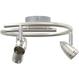 vidaXL stropni reflektor 3-way prilagodljiv mat nikl GU10 Cene