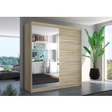 ADRK Drsna omara z ogledalom OLIVER 200 cm - SONOMA-SONOMA HRAST | Shoptok.si