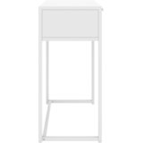  Konzolni stol bijeli 72 x 35 x 75 cm čelični | shoptok.hr
