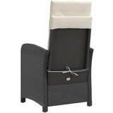  Bistro garnitura 3-delna z blazinami črn poli ratan, (21018864) | Shoptok.si