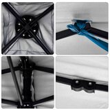  Komplet Kamp Šotor s streho 2 pcs Modra Tafeta in Tkanina, (5000278553) | Shoptok.si