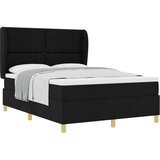  Box Spring postelja z vzmetnico Črna 160x200 cm Tkanina, (22051753) | Shoptok.si