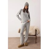 TRENDYOLMILLA Ženski set pidžame Thmaw26Pt00154, Sivi Cene