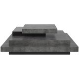 TemaHome Sivi stolić za kavu u betonskom dekoru 110x110 cm Slate - Cijene