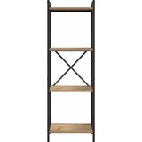  Polica Umjetnički hrast 40 x 30 x 119 cm Konstruirano drvo | shoptok.hr
