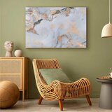  Slika - White stone – elegant marble with golden reflections 30x20 Akustična | shoptok.hr