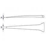 Knipex precizna tupa pinceta esd 118mm (92 58 74 esd)