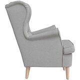 vidaXL Fotelja oblačno siva 74x84x100 cm od tkanine | shoptok.hr