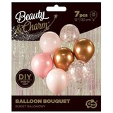 Beauty and Charm Set 7 balonov - rožnato-baker | Shoptok.si