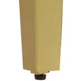  Konzolna mizica siva trden mangov les z medenino 110x35x76 cm | Shoptok.si