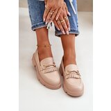 Boto Women's Moccasins With Decoration Eco Leather Beige Tialorae | ePonuda.com