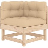  Kutna sofa od masivne borovine s jastucima | shoptok.hr