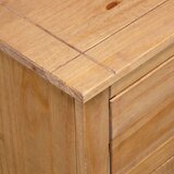 vidaXL komoda 93x40x80 cm trdna borovina Panama Range | Shoptok.si