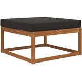  Zunanja blazina za kavč Črna 80 x 80 x 8 cm Poliester, (5000202264) | Shoptok.si