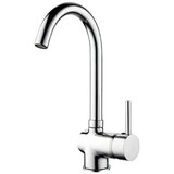 AQUAART Slavina za sudoper Napoli (Srebrna, Niskotlačna) | shoptok.hr