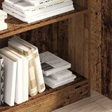  Regal za knjige boja starog drva 80x24x109 cm konstruirano drvo | shoptok.hr