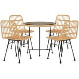  5-dijelni vrtni blagovaonski set od poliratana | Eponuda.com