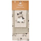 Cooksmart ® Kuhinjska krpa 3 kom od mješavine lana 45x65 cm Highland Sheep – u