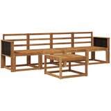 vidaXL Zunanja garnitura za sedenje 4 pcs Naravna Masiven les akacije, (5000280948) | Shoptok.si