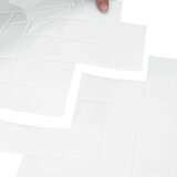 Pločica riblja kost 10 pcs Bijela 30 x 30 cm Poliuretan i PET | shoptok.hr